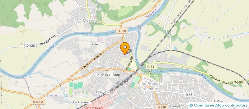 localisation de l'entreprise MONSIEUR LUCAS CHEF à SAINT-SULPICE-LA-POINTE