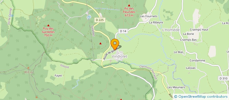 localisation de l'entreprise MONSIEUR LUCAS CHOUVET  SALLEDES