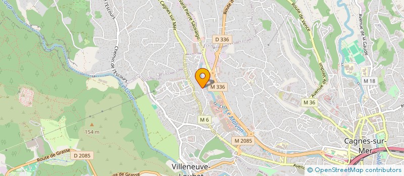 localisation de l'entreprise MONSIEUR LUCAS CLEMENT  CAGNES-SUR-MER