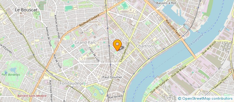 localisation de l'entreprise MONSIEUR LUCAS CLOITRE  BORDEAUX