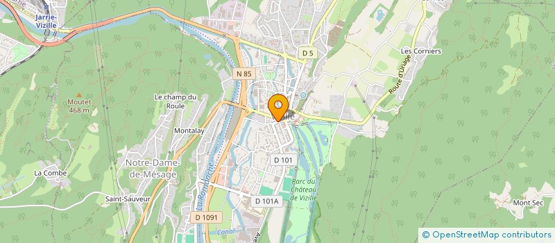 localisation de l'entreprise MONSIEUR LUCAS COLLIN à VIZILLE