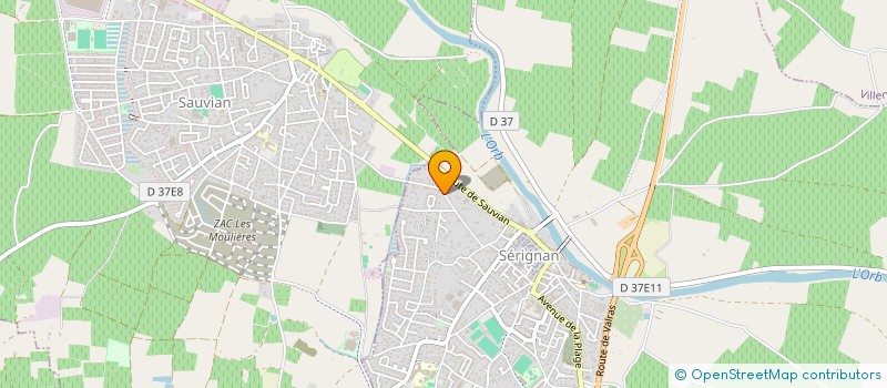 localisation de l'entreprise MONSIEUR LUCAS COMPOINT  SAUVIAN