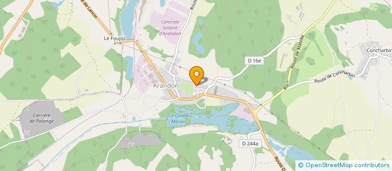 localisation de l'entreprise MONSIEUR LUCAS CONTENT  ARANDON-PASSINS