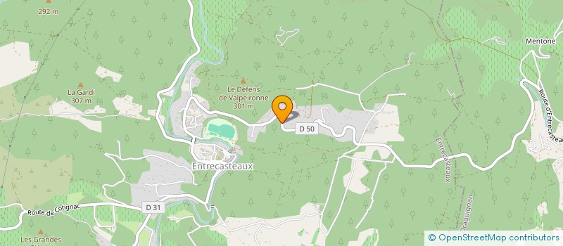 localisation de l'entreprise MONSIEUR LUCAS CONTRERAS  ENTRECASTEAUX