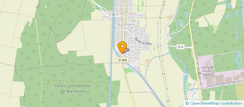 localisation de l'entreprise MONSIEUR LUCAS COPIN  KUNHEIM