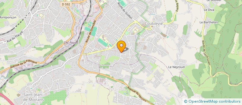 localisation de l'entreprise MONSIEUR LUCAS CORDONNIER  COUBLEVIE