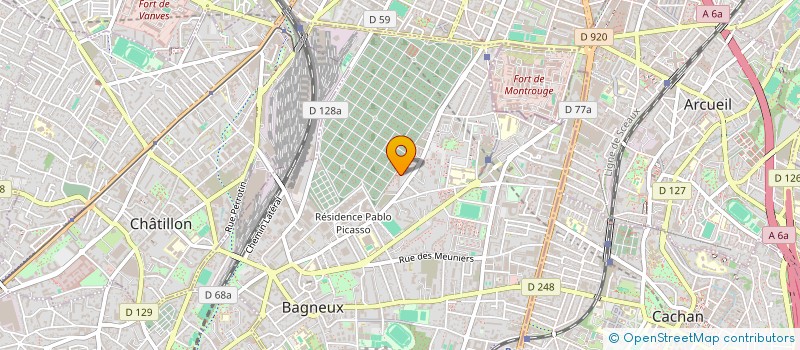 localisation de l'entreprise MONSIEUR LUCAS COT  BAGNEUX