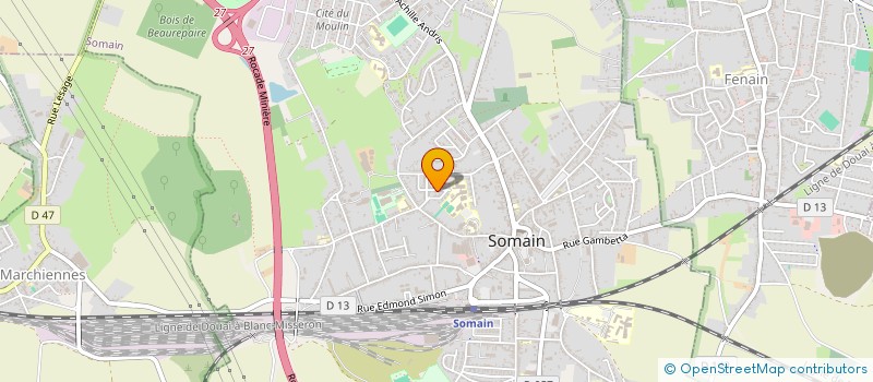 localisation de l'entreprise MONSIEUR LUCAS COTELLE  PECQUENCOURT