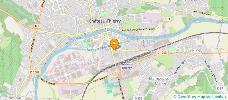 localisation de l'entreprise MONSIEUR LUCAS COTTEZ-ABGRALL à CHATEAU-THIERRY