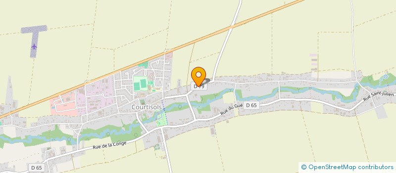 localisation de l'entreprise MONSIEUR LUCAS COULOT  COURTISOLS