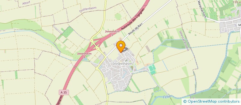 localisation de l'entreprise MONSIEUR LUCAS COUPE  INNENHEIM