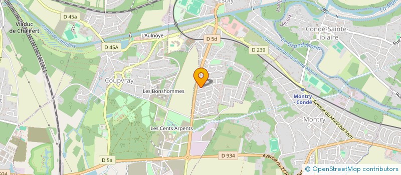 localisation de l'entreprise MONSIEUR LUCAS COUTARD BOUTROU  ESBLY