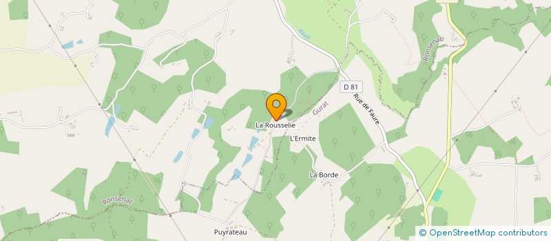 localisation de l'entreprise MONSIEUR LUCAS COUTEAU  RONSENAC