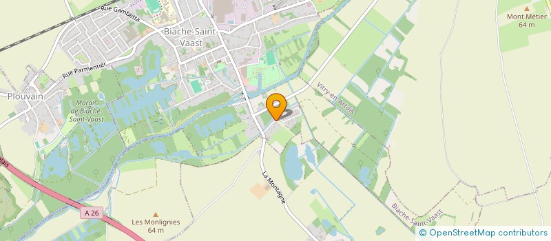 localisation de l'entreprise MONSIEUR LUCAS CREPIN  BIACHE-SAINT-VAAST