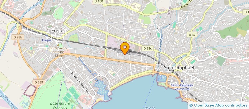 localisation de l'entreprise MONSIEUR LUCAS CROTTEUX à FREJUS