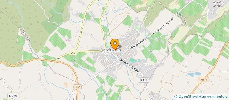 localisation de l'entreprise MONSIEUR LUCAS CUMINAL  MONTBAZIN