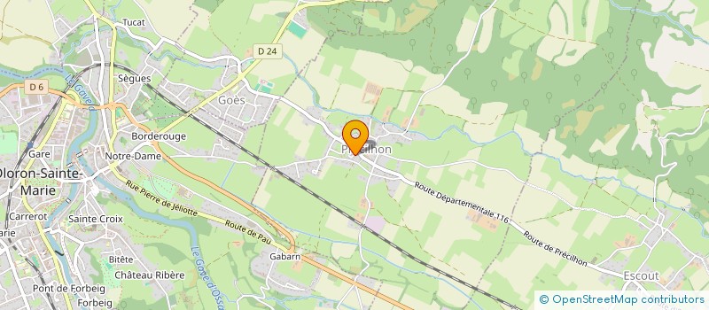 localisation de l'entreprise MONSIEUR LUCAS CUYEU  PRECILHON