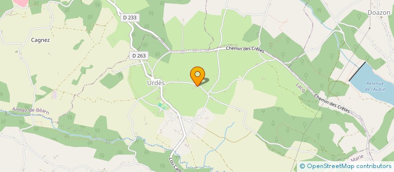 localisation de l'entreprise MONSIEUR LUCAS DABAN  LACQ