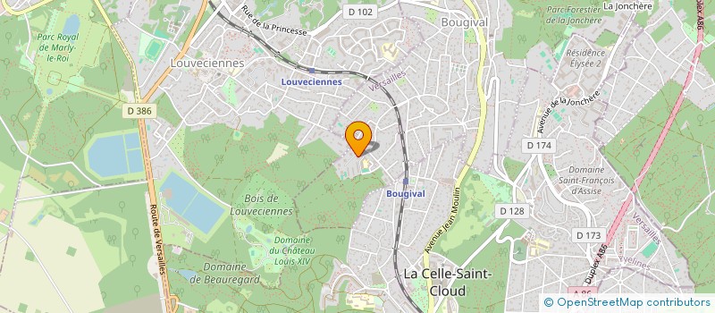 localisation de l'entreprise MONSIEUR LUCAS DALLAGLIO  BOUGIVAL