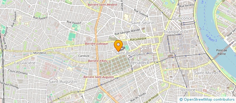 localisation de l'entreprise MONSIEUR LUCAS DAMHET  BORDEAUX