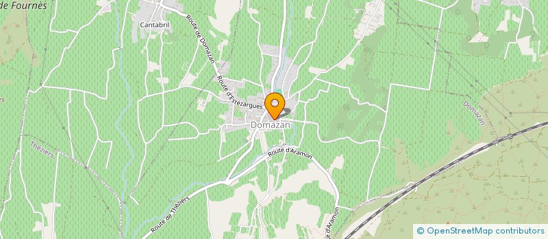 localisation de l'entreprise MONSIEUR LUCAS DANIEL  DOMAZAN
