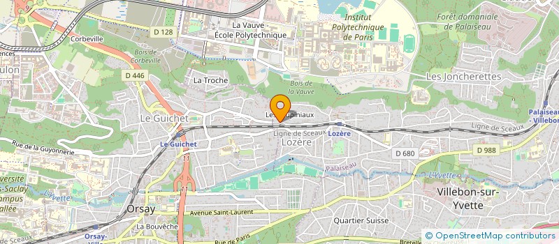 localisation de l'entreprise MONSIEUR LUCAS DAUBIN à PALAISEAU