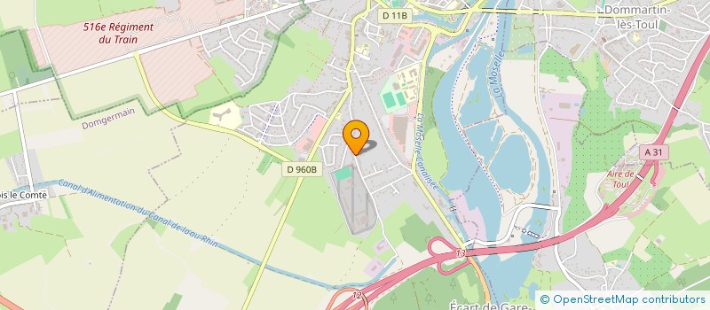 localisation de l'entreprise MONSIEUR LUCAS DAVOLI  TOUL