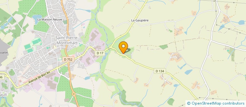 localisation de l'entreprise MONSIEUR LUCAS DAVY  BEAUPREAU-EN-MAUGES