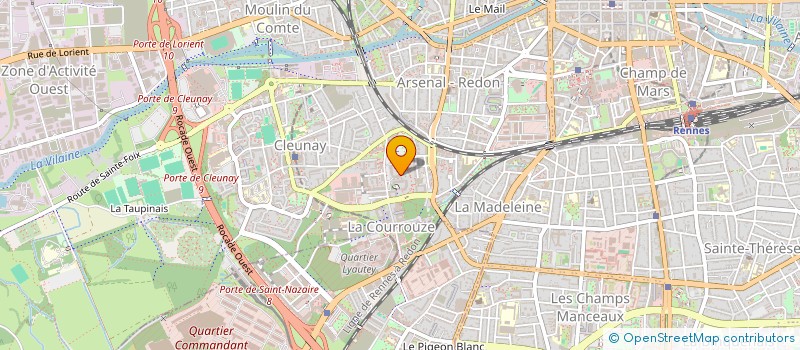 localisation de l'entreprise MONSIEUR LUCAS DE BRUYN  RENNES