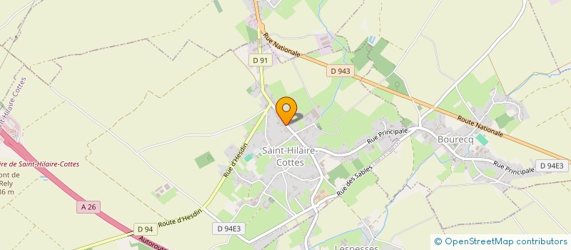 localisation de l'entreprise MONSIEUR LUCAS DE CONINCK  SAINT-HILAIRE-COTTES