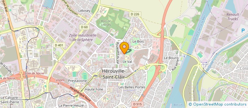 localisation de l'entreprise MONSIEUR LUCAS DE OLIVEIRA  HEROUVILLE-SAINT-CLAIR