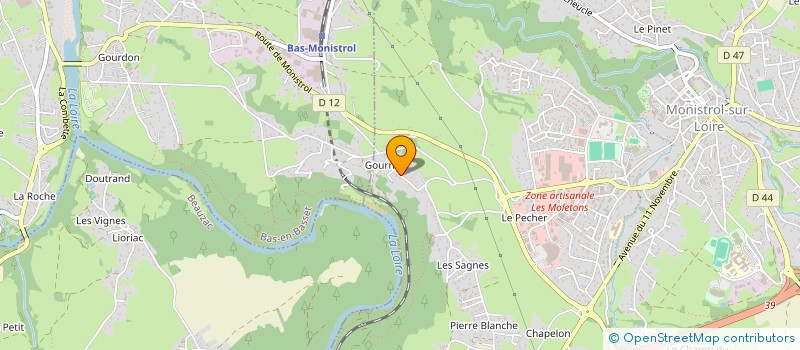 localisation de l'entreprise MONSIEUR LUCAS DECROIX  MONISTROL-SUR-LOIRE