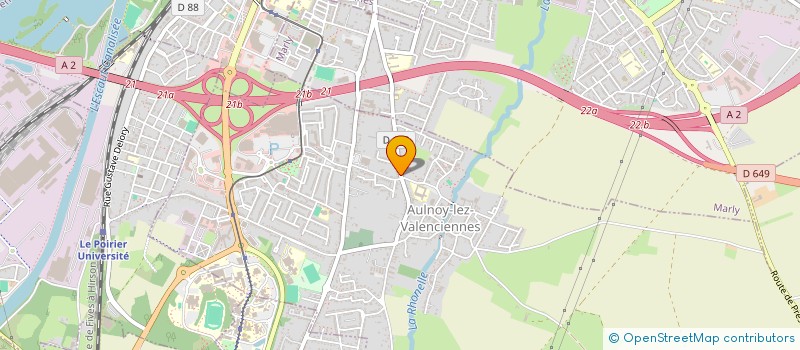 localisation de l'entreprise MONSIEUR LUCAS DELAPORTE  AULNOY-LEZ-VALENCIENNES