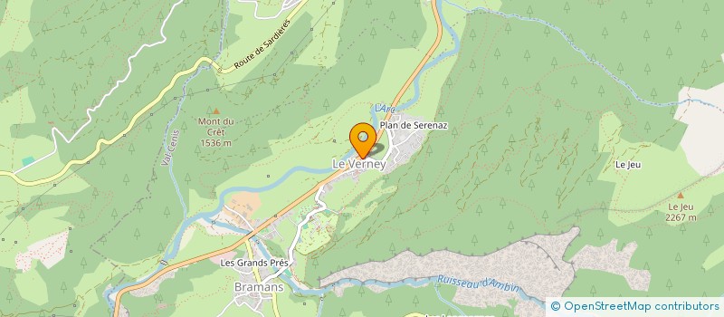 localisation de l'entreprise MONSIEUR LUCAS DELATTRE  VAL-CENIS