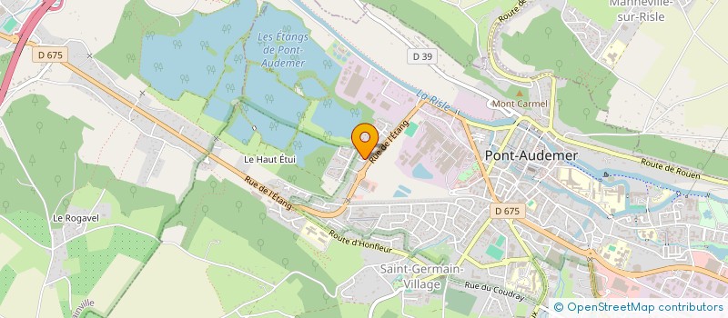 localisation de l'entreprise MONSIEUR LUCAS DELBOS à PONT-AUDEMER