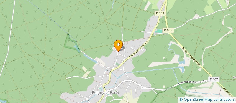 localisation de l'entreprise MONSIEUR LUCAS DELEPLANQUE  POIGNY-LA-FORET