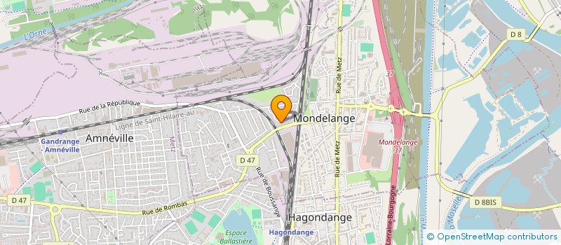 localisation de l'entreprise MONSIEUR LUCAS DELOFFRE  MONDELANGE