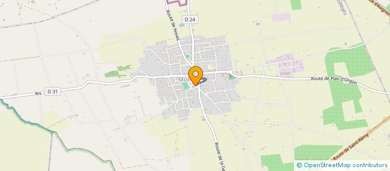 localisation de l'entreprise MONSIEUR LUCAS DELON  MOLLEGES