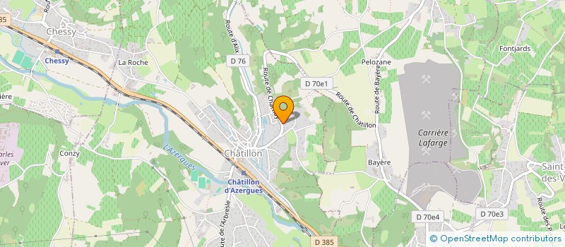 localisation de l'entreprise MONSIEUR LUCAS DELORME  CHATILLON