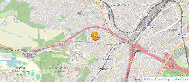 localisation de l'entreprise MONSIEUR LUCAS DELPRAT  PALAISEAU