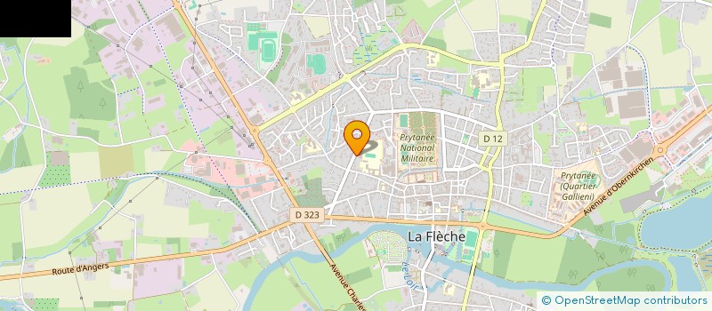 localisation de l'entreprise MONSIEUR LUCAS DELPUCH  LA FLECHE