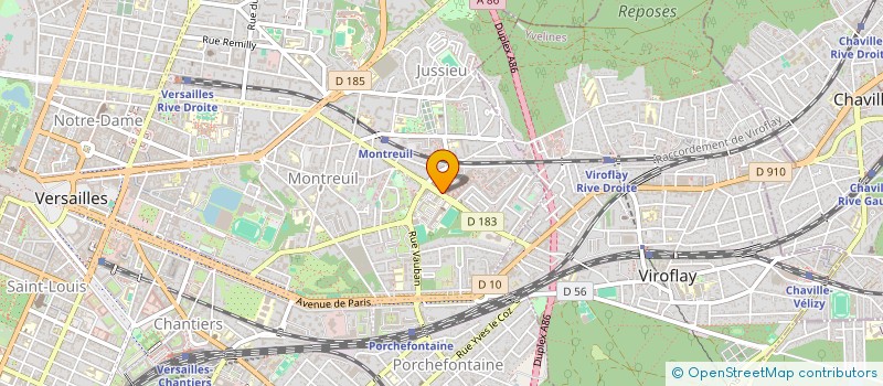 localisation de l'entreprise MONSIEUR LUCAS DEMETRESCU à VERSAILLES