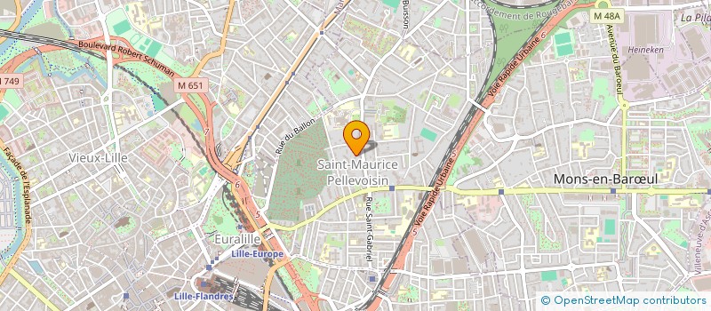 localisation de l'entreprise MONSIEUR LUCAS DENEVE  LILLE