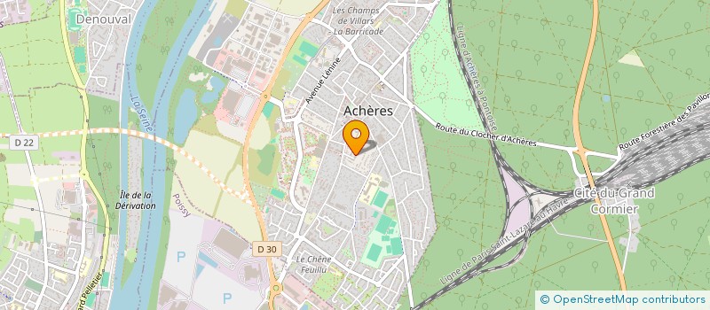 localisation de l'entreprise MONSIEUR LUCAS DENOYELLE à ACHERES