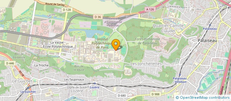 localisation de l'entreprise MONSIEUR LUCAS DEPIENNE  PALAISEAU