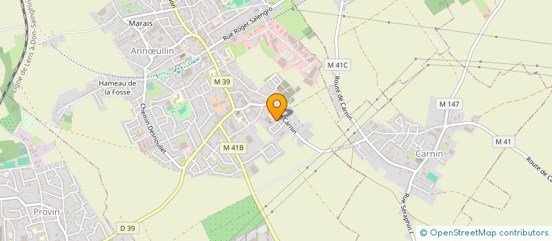 localisation de l'entreprise MONSIEUR LUCAS DERAEDT  ANNULLIN