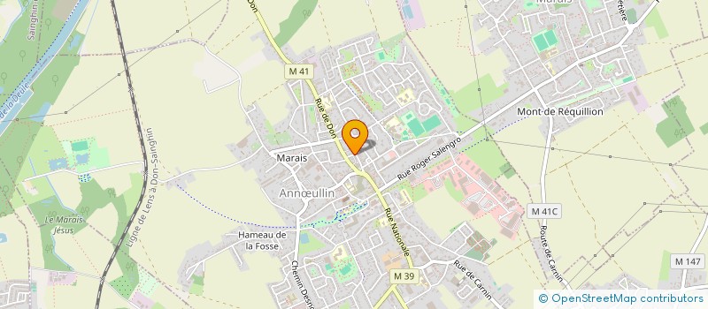 localisation de l'entreprise MONSIEUR LUCAS DESBIENS  ANNULLIN