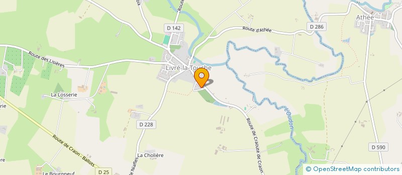 localisation de l'entreprise MONSIEUR LUCAS DESERT  LIVRE-LA-TOUCHE