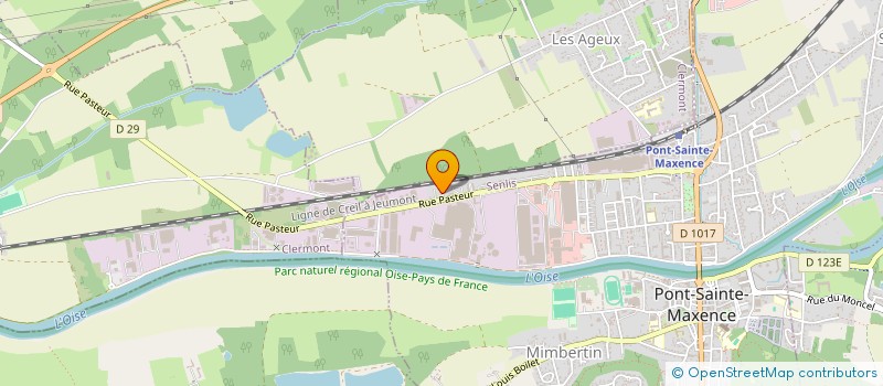 localisation de l'entreprise MONSIEUR LUCAS DESMAREST  PONT-SAINTE-MAXENCE