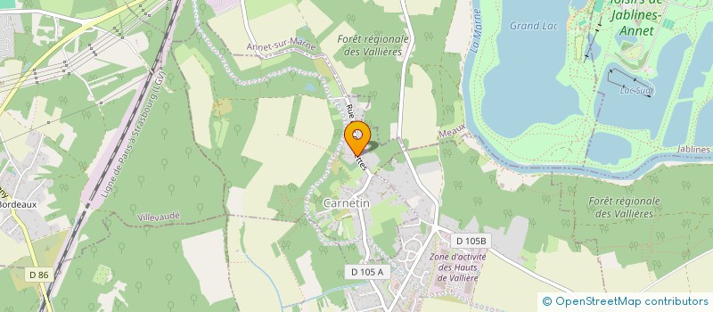 localisation de l'entreprise MONSIEUR LUCAS DEVIENNE  CARNETIN
